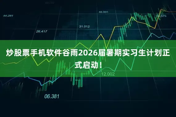 炒股票手机软件谷雨2026届暑期实习生计划正式启动！